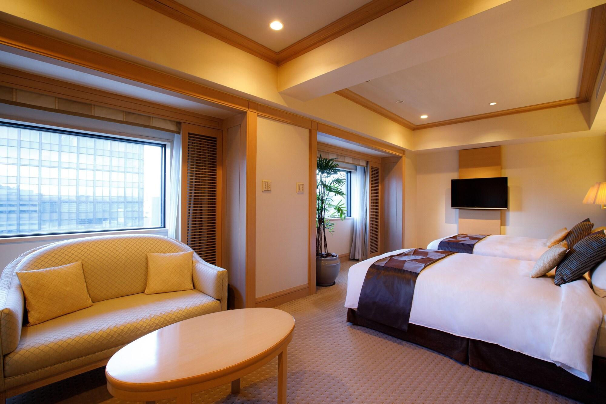 Hotel New Otani Hakata Fukuoka  Extérieur photo A room at the hotel