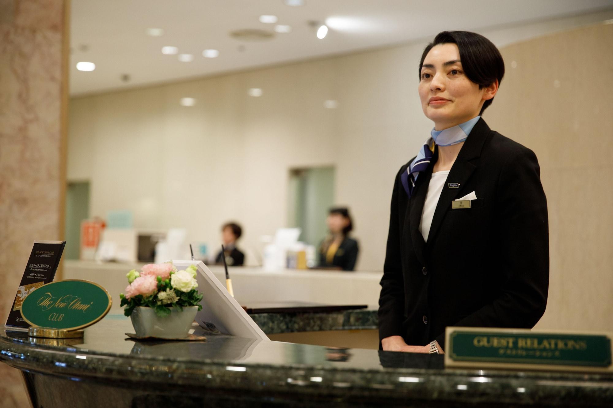 Hotel New Otani Hakata Fukuoka  Extérieur photo A hotel concierge in Seoul, South Korea