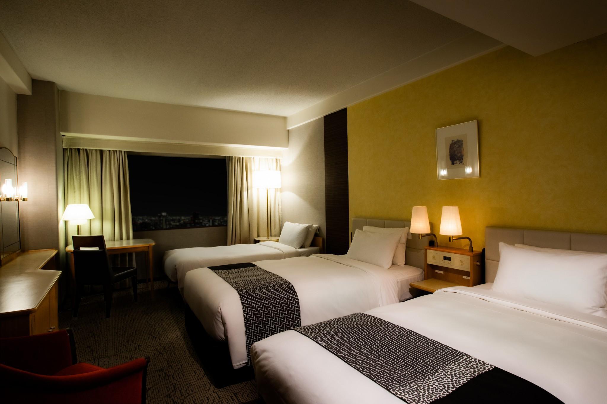 Hotel New Otani Hakata Fukuoka  Extérieur photo A room at the hotel